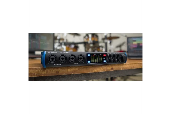 PreSonus Studio 1810c Yeni nesil 18 Giriş / 8 Çıkış, 4 mikrofon girişli USB-C ses kartı