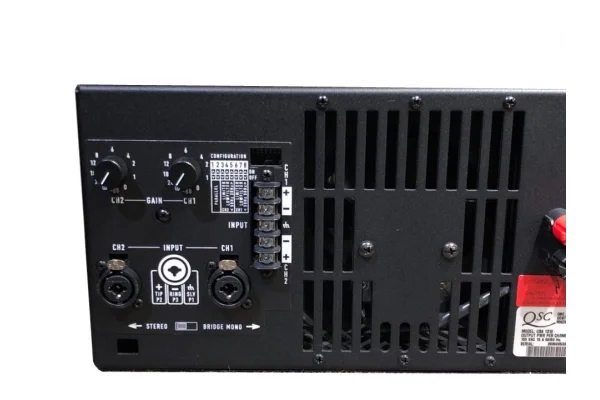 QSC USA 1310 2x650W/4-ohm Power Amfi 2x1000W/2-ohm Toroid Trafo crossoverli