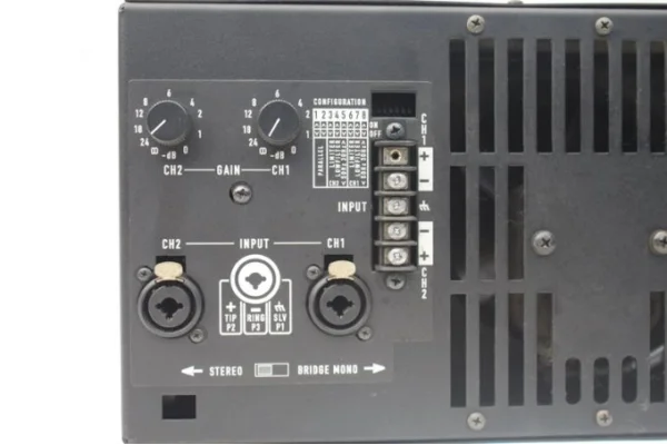 QSC USA 1310 2x650W/4-ohm Power Amfi 2x1000W/2-ohm Toroid Trafo crossoverli