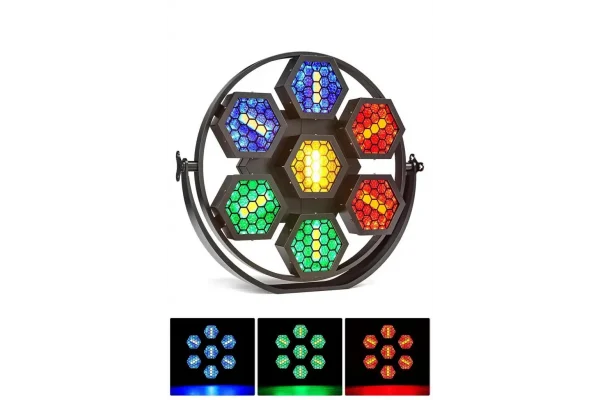 Quenlite QD-950 DMX 7x50W Sahne Dekor Işığı, Led Efekt RGBW