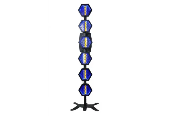 RETRO 6360 Led Işık 6 gözlü 360W | Wash | Strobe | Efekt | Gece Klübü | Disko | Sahne Show