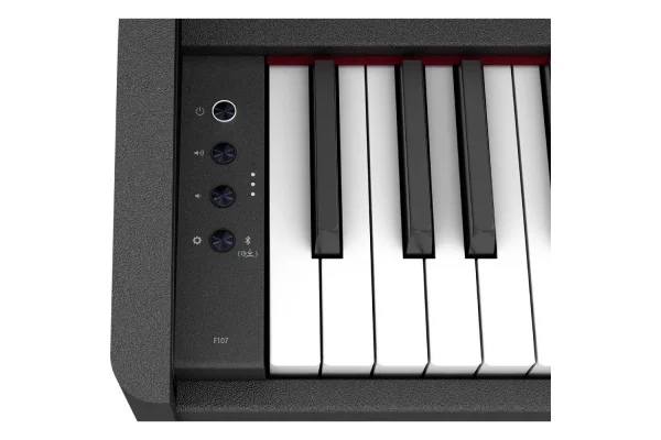 ROLAND F107-BKX Modern Dizayn Dijital Piyano - Siyah Renk