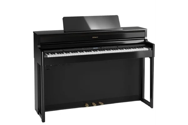 ROLAND HP704-PE Parlak Siyah Dijital Piyano (Tabure & Kulaklık Hediyeli)