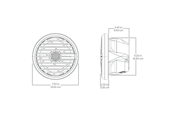 Roswell R1 7.7 White Marin Hoparlör Beyaz Renk Çift Fiyatıdır