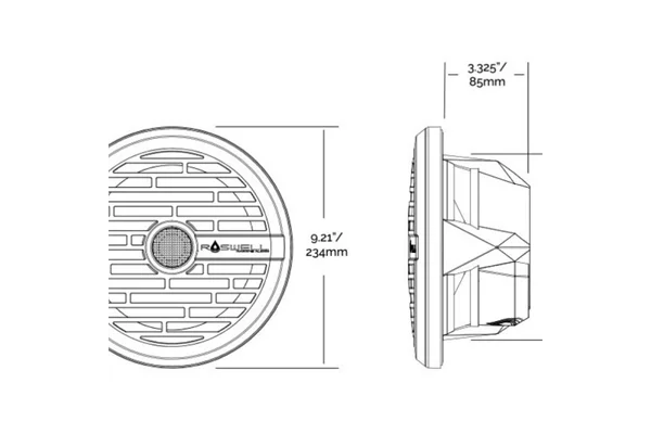 Roswell R1 8 Marine Hoparlör Çift Fiyatıdır