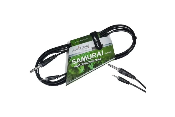 Roxtone RX-K13503 6.3mm Mono - 3.5mm Stereo Kablo 3metre