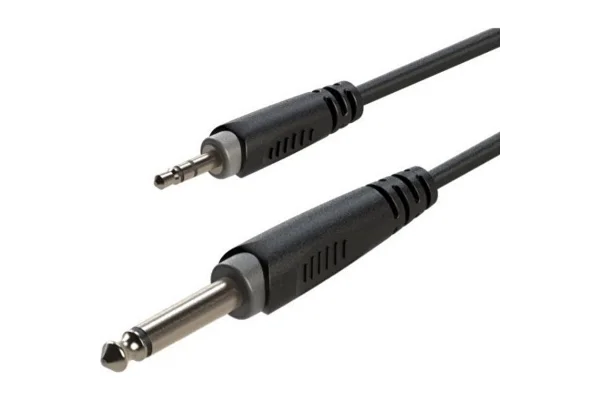 Roxtone RX-K13503 6.3mm Mono - 3.5mm Stereo Kablo 3metre