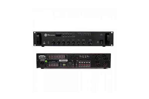 RS Audio DPA 200UB Mixer-Amplifier 120W/100V Bluetooth USB Radyo