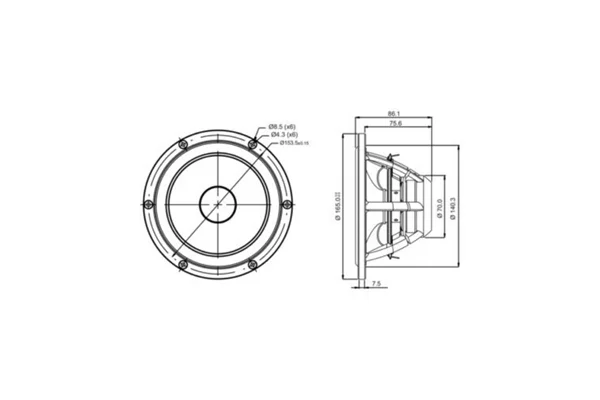 SB Acoustics SATORI MR16P-4 Midrange