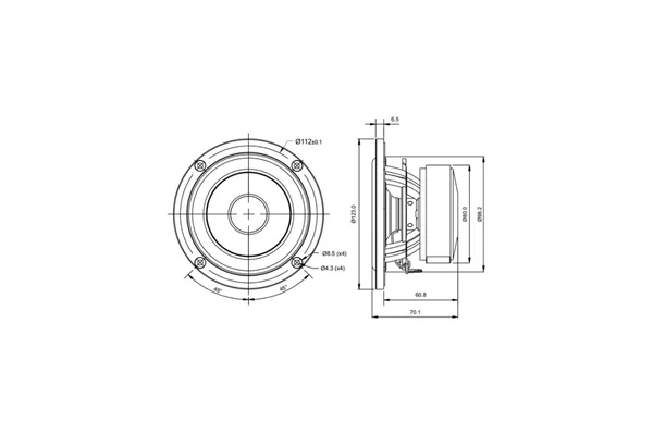 SB Acoustics SB12MNRX2-25-4 / NOREX