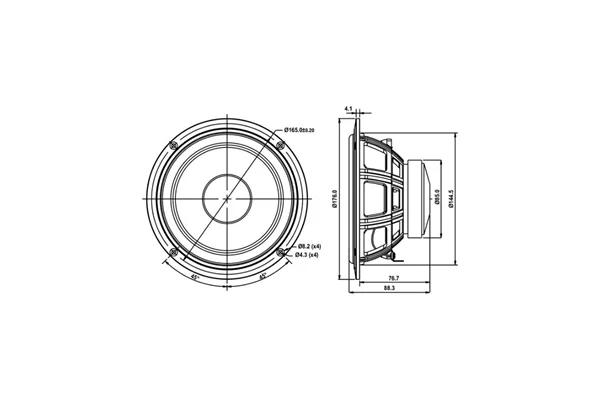 SB Acoustics SB16PFCR25-8 Kağıt Cone