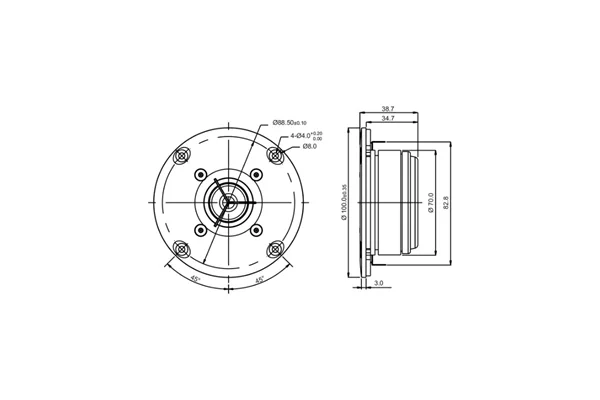 SB Acoustics SB26ADC-C000-4 Tweeter