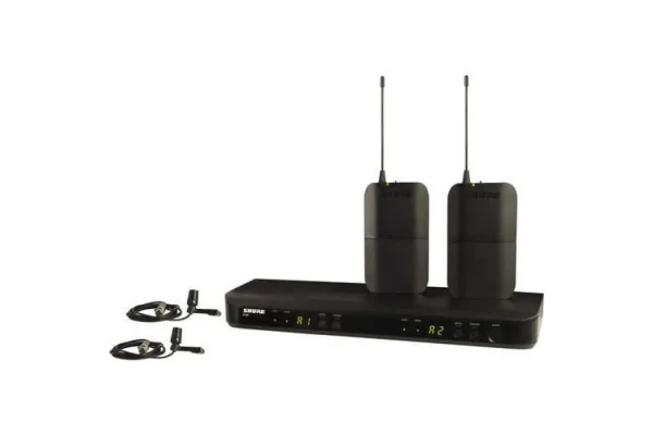SHURE BLX188E/CVL Çift Yaka Kablosuz Mikrofon Seti