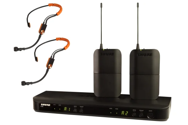 SHURE BLX188E/SM31FH Çift Headset Mikrofonlu Kablosuz Sport Set
