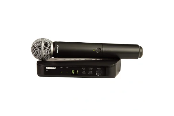 Shure BLX24E/SM58-H8E Kablosuz Vokal Mikrofon Seti
