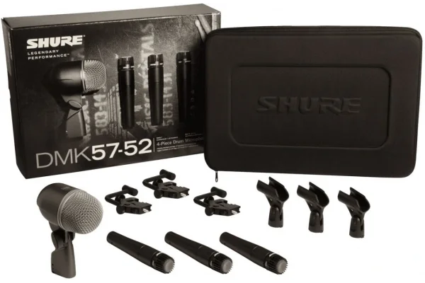 Shure DMK57-52 Davul Mikrofon Seti 3x SM57 / 1x Beta 52A