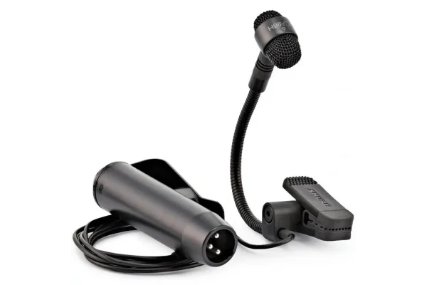 Shure PGA98H-XLR Kıskaçlı Nefesli Mikrofonu ve 15Ft XLR Kablosu