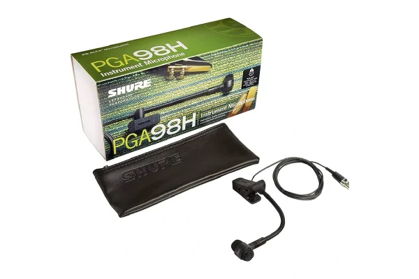 Shure PGA98H-XLR Kıskaçlı Nefesli Mikrofonu ve 15Ft XLR Kablosu