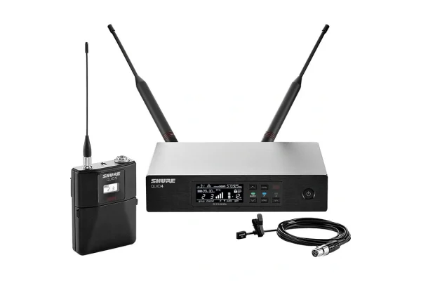 SHURE QLXD14E/SET QLXD4 Receiver + QLXD1 Beltpack Transmitter Set (Mikrofonsuz)