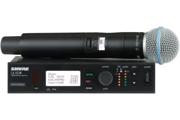 SHURE ULXD24E/B58 EL Tipi Kablosuz Mikrofon Seti