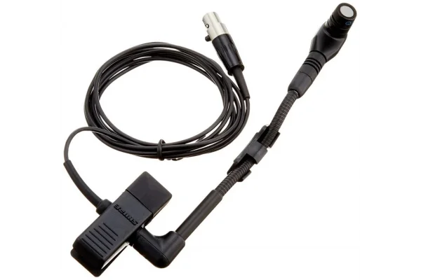 SHURE WB98H/C Enstruman Mikrofonu, Clip-On, Mini Xlr (Kablosuz Setler İçin Opsiyonel)