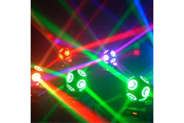 Flash FL-50 Led Moving Head Efekt Işık, 8x15W 8 beams Led + Lazer + Strobe 3 in 1