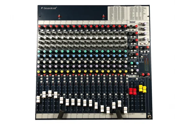 Soundcraft FX16II 16 Kanal Canlı Müzik ve Stüdyo Kayıt Mikseri 3 Aux lexicon Efekt