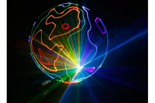 SPL RG-305A; 2W 2W Renli Lazer Işık | Kontrol: APP, ILDA, DMX (Pangolin vb. arayüzler veya ışık mikseri, kontrolcüler hariçtir)