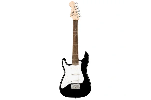 Squier Mini Strat Left Handed Laurel Klavye Black Solak Elektro Gitar