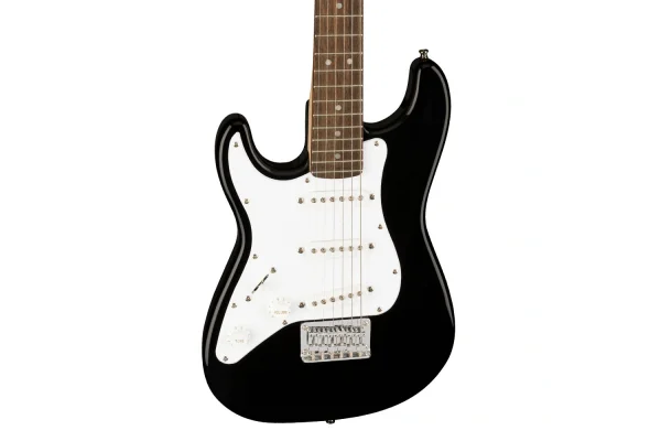 Squier Mini Strat Left Handed Laurel Klavye Black Solak Elektro Gitar