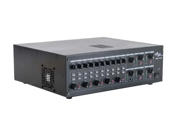 SSP PAM 4150 QUAD 4x150W/100V, 4 Zone Matrix Mixer-Amplifier