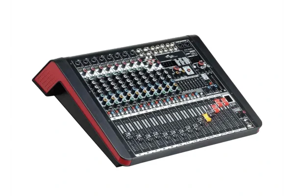SSP PM 812L 12 Kanal Power-Mixer 2x650W,  Bluetooth, Usb, Recorder, Efekt