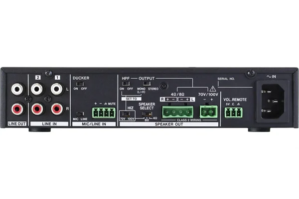 Tascam MA-BT240 240-Watt Mixer-Amplifier, 1 Mic-In, 2 Line-In , Bluetooth, 240 watts (2 × 120 W)