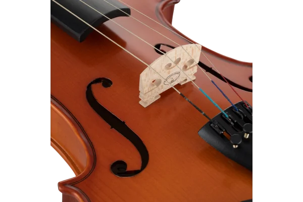 VANETTA VL-2A / 3/4 Abanoz Kulaklı Masif Mat Keman