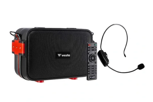 Westa WAP-500T 6 Taşınabilir Ses Sistemi | 50W Headset Mikrofonlu, Bluetooth, USB