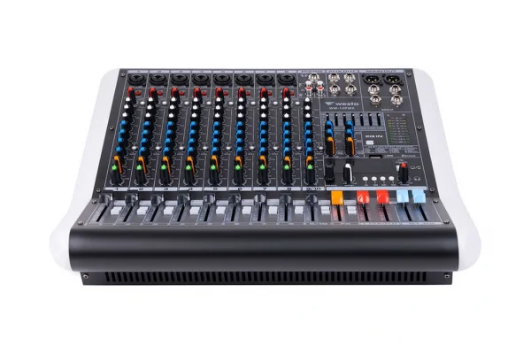 Westa WM-10PMX 10 Kanal 2x500W Power-Mixer USB / Bluetooth, 4-aux