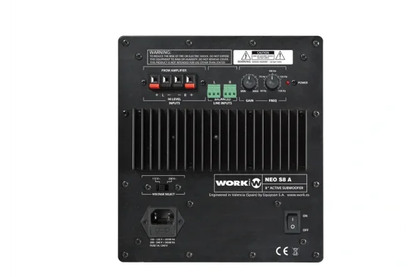 Work NEO-S8A 8 Slim Duvara Monte Aktif Subwoofer 120W