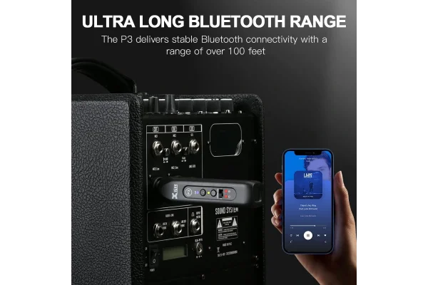 Xvive XV-P3D XLR Bağlantılı Stereo için Çift Bluetooth Adaptörü