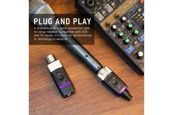 Xvive XV-U35C Kondenser Mikrofonlar için 5.8Ghz Kablosuz Bağlantı Sistemi