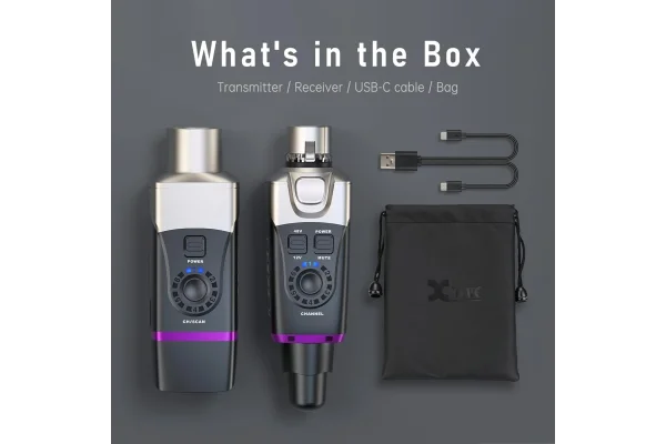 Xvive XV-U35C Kondenser Mikrofonlar için 5.8Ghz Kablosuz Bağlantı Sistemi