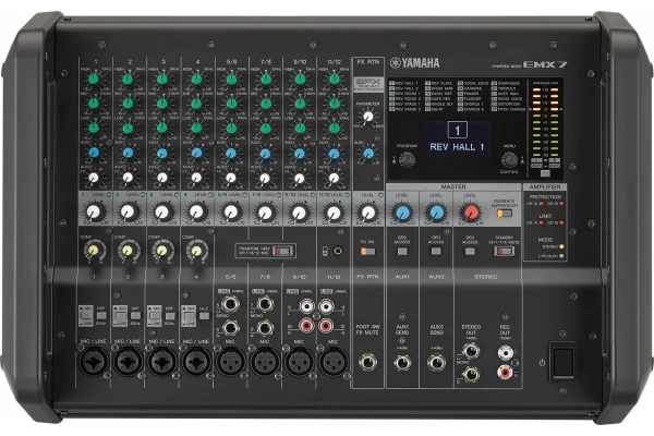 Yamaha EMX7 2x710W 12 Input Küp Power-Mixer