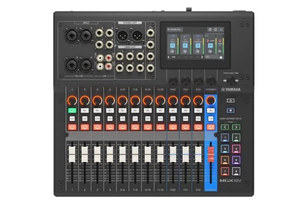 Yamaha MGX12V 18 Kanallı Dijital Mikser (Video Arayüzlü)
