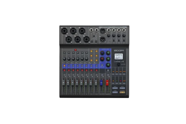Zoom LiveTrak L-8 8-Kanal Dijital Mikser Recorder