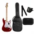 KOZMOS KGP-STG20/RD Yeni Başlayanlar için Elektro Gitar Seti, ( Gitar + Amfi + Akort + kılıf )