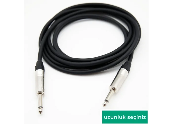 Denox Hazır Gitar Kablosu Erkek Çivi to Erkek Çivi Mono