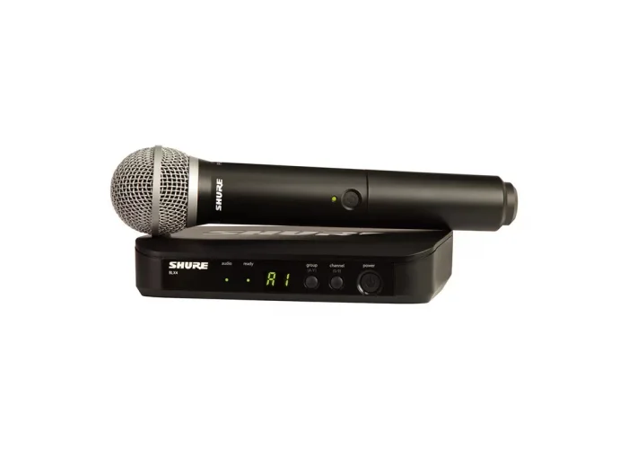 SHURE BLX24E/PG58 Tek El Kablosuz Mikrofon Seti