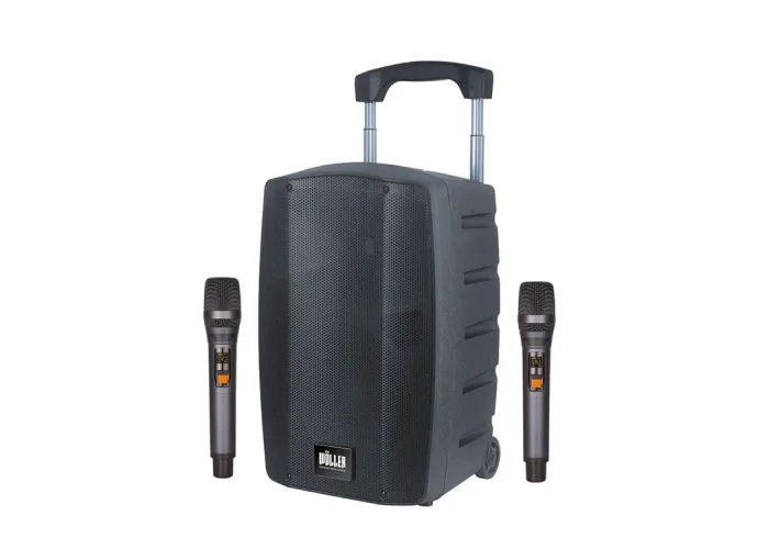 Wöller Mobil Hoparlör W-1030A, Çift El Mikrofonlu, Şarjlı, 2+3 Kanal