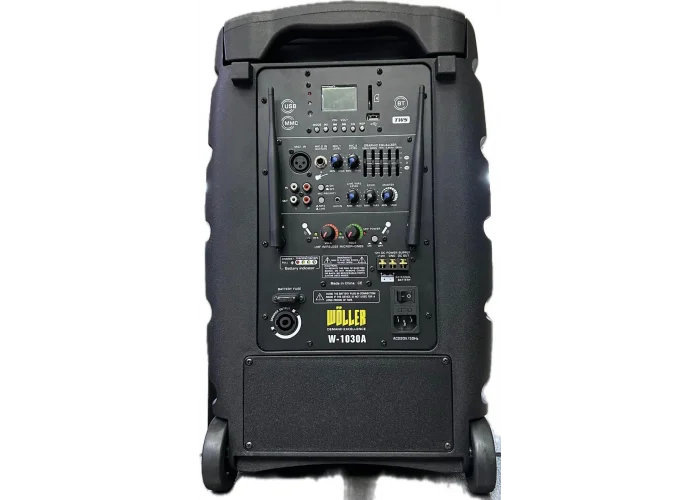 Wöller Mobil Hoparlör W-1030A, Çift El Mikrofonlu, Şarjlı, 2+3 Kanal