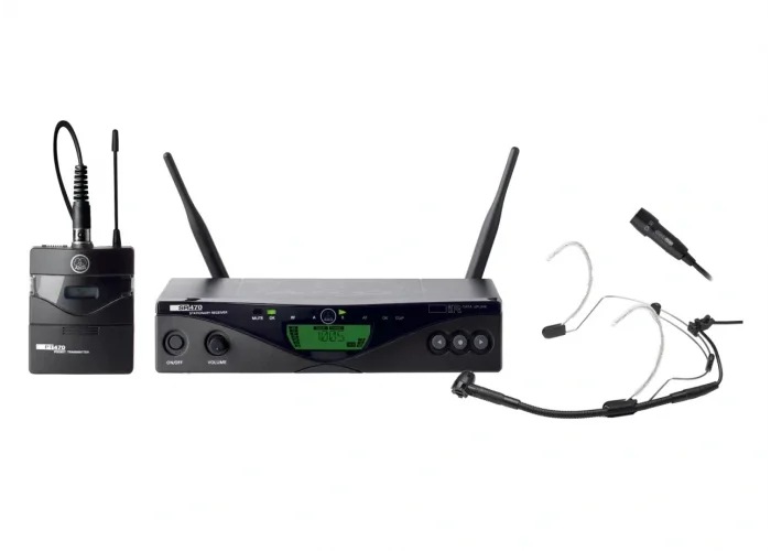 AKG WMS470 PRESENTER SET Yaka + Headset Kablosuz Mikrofon Seti