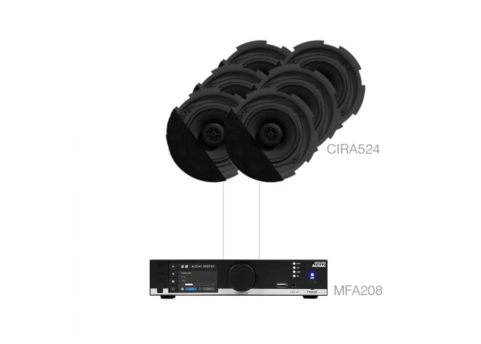 Audac CENTO5.6 Mağaza, Ofis, Cafe, Restoran Ses Sistemi 200 m2